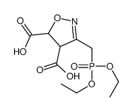 4,5-Isoxazoledicarboxylic acid,3-[(diethoxyphosphinyl)methyl]-4,5-dihydro- structure