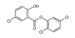 (2,5-dichlorophenyl) 5-chloro-2-hydroxybenzoate Structure