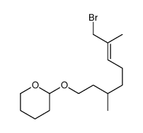 2-(8-bromo-3,7-dimethyloct-6-enoxy)oxane Structure