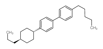 trans-4-(4-Propylcyclohexyl)-4'-pentyl-1,1'-biphenyl Structure