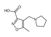 5-methyl-4-(1-pyrrolidinylmethyl)-3-Isoxazolecarboxylic acid picture