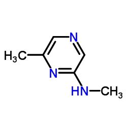 N,6-Dimethyl-2-pyrazinamine structure