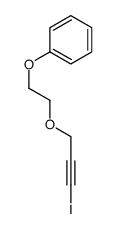 2-(3-iodoprop-2-ynoxy)ethoxybenzene Structure