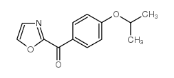2-(4-ISOPROPOXYBENZOYL)OXAZOLE Structure