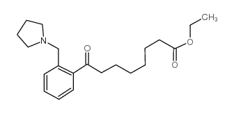 ETHYL 8-OXO-8-[2-(PYRROLIDINOMETHYL)PHENYL]OCTANOATE图片