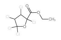 2-Furoic acid,2,3,4,5,5-pentachlorotetrahydro-, ethyl ester (7CI) picture