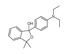 1-[4-(diethylamino)phenyl]-3,3-dimethyl-2-benzofuran-1-ol Structure