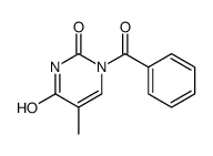 1-benzoyl-5-methylpyrimidine-2,4-dione结构式