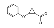 Cyclopropanecarbonyl chloride, 2-phenoxy- (6CI,7CI)结构式