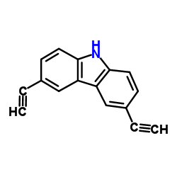 3,6-Diethynyl-9H-carbazole Structure