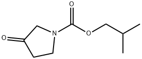 3-oxo-pyrrolidine-1-carboxylic acid isobutyl ester结构式