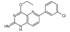 6-(3-chlorophenyl)-4-ethoxypyrido[3,2-d]pyrimidin-2-amine Structure