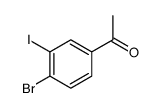 1-(4-bromo-3-iodophenyl)ethanone Structure