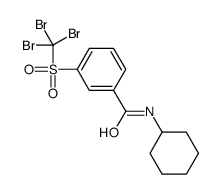 N-cyclohexyl-3-(tribromomethylsulfonyl)benzamide Structure