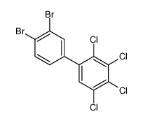 1,2,3,4-tetrachloro-5-(3,4-dibromophenyl)benzene Structure
