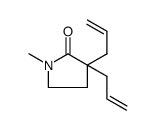 3,3-diallyl-1-methylpyrrolidin-2-one Structure