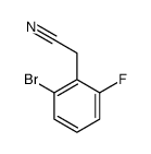 2-(2-bromo-6-fluorophenyl)acetonitrile Structure