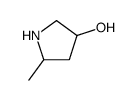 3-Pyrrolidinol, 5-methyl-结构式