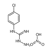 1-amino-2-(4-chlorophenyl)guanidine,nitric acid结构式