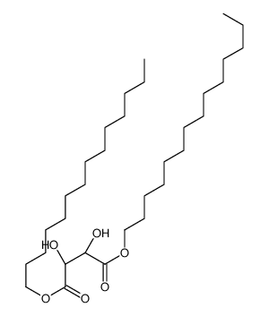 ditetradecyl (2R,3R)-2,3-dihydroxybutanedioate结构式