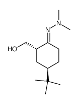[(1S,5R)-5-tert-Butyl-2-(dimethyl-hydrazono)-cyclohexyl]-methanol Structure