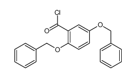 2,5-bis(phenylmethoxy)benzoyl chloride Structure