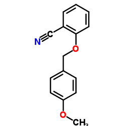 2-[(4-Methoxybenzyl)oxy]benzonitrile Structure