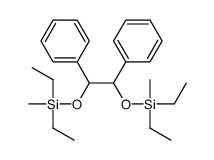 [2-[diethyl(methyl)silyl]oxy-1,2-diphenylethoxy]-diethyl-methylsilane Structure