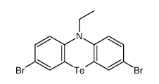 3,7-dibromo-10-ethylphenotellurazine Structure