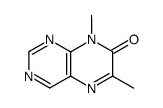 6,8-dimethyl-8H-pteridin-7-one Structure