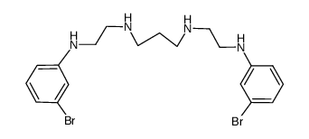 N1,N1'-(propane-1,3-diyl)bis[N2-(3-bromophenyl)ethane-1,2-diamine] Structure