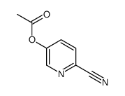 (6-cyanopyridin-3-yl) acetate结构式