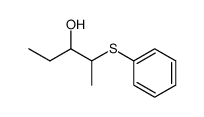 2-phenylsulfanyl-pentan-3-ol Structure