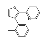 2-(3-o-tolyl-thiophen-2-yl)-pyridine Structure