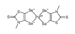 [Pd(N-methyl-1,3-thiazoline-2-thione-4,5-diselenolate)2](2-) Structure