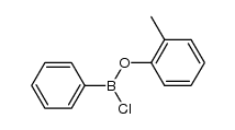 chloro-phenyl-o-tolyloxy-borane结构式