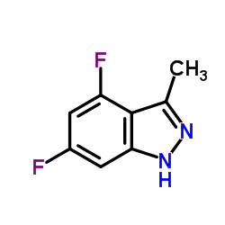4,6-Difluoro-3-methyl-1H-indazole Structure