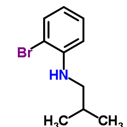 2-Bromo-N-isobutylaniline结构式