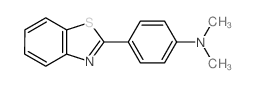 Benzenamine,4-(2-benzothiazolyl)-N,N-dimethyl- Structure