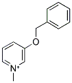 3-(BENZYLOXY)-1-METHYLPYRIDINIUM Structure