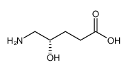 (S)-(+)-5-Amino-4-hydroxypentanoic acid Structure