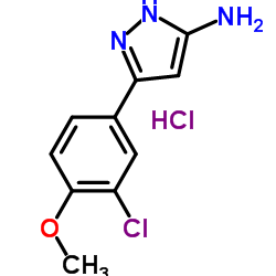 3-(3-CHLORO-4-METHOXYPHENYL)-1H-PYRAZOL-5-YLAMINE HYDROCHLORIDE picture