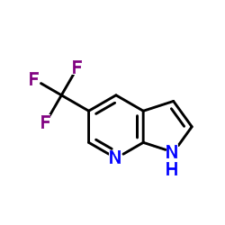 5-(Trifluormethyl)-1H-pyrrolo[2,3-b]pyridin Structure