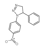 1H-1,2,3-Triazole,4,5-dihydro-1-(4-nitrophenyl)-5-phenyl- structure