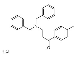 3-(dibenzylamino)-1-(4-methylphenyl)propan-1-one,hydrochloride结构式