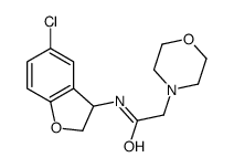 N-(5-chloro-2,3-dihydro-1-benzofuran-3-yl)-2-morpholin-4-ylacetamide Structure