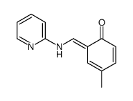 4-methyl-6-[(pyridin-2-ylamino)methylidene]cyclohexa-2,4-dien-1-one Structure