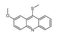 2-methoxy-9-methylsulfanylacridine结构式