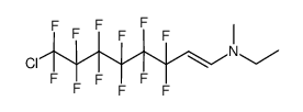 8-chloro-N-ethyl-3,3,4,4,5,5,6,6,7,7,8,8-dodecafluoro-N-methyloct-1-en-1-amine结构式