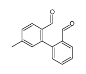 2-(2-formylphenyl)-4-methylbenzaldehyde Structure
